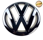 VW rear emblem glossy / matt black